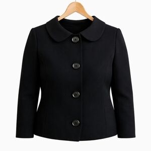 Le Suit Black Vintage Jacket Size 8